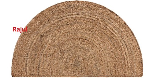 Jute rug handmade door mat - rug,
