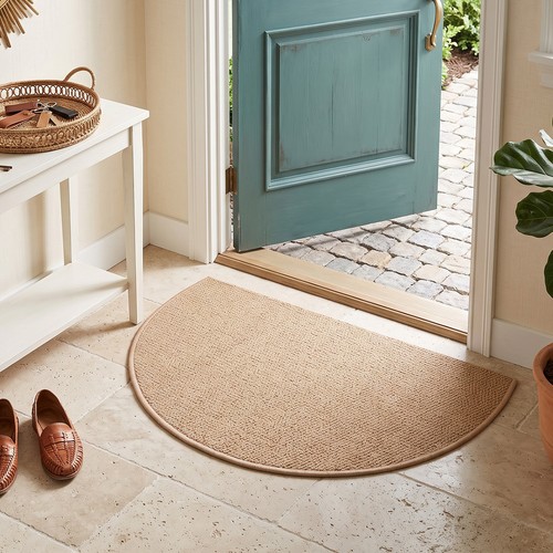 Half moon door - half,