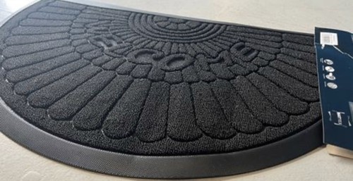 Half moon doormats - half,