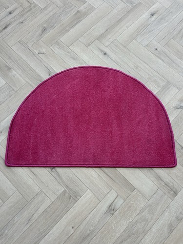 Pink glitter half moon - half, rug
