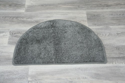 Grey glitter half moon - grey, rug