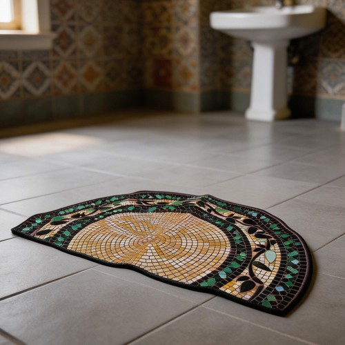 For entryway half moon doormat - entryway,