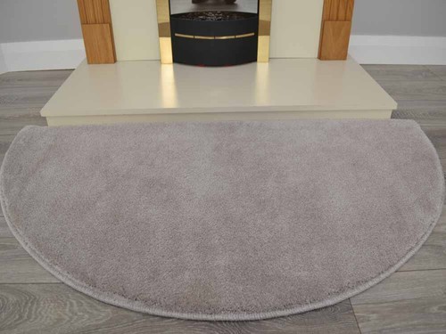 Semi circle rug natural beige - semi,
