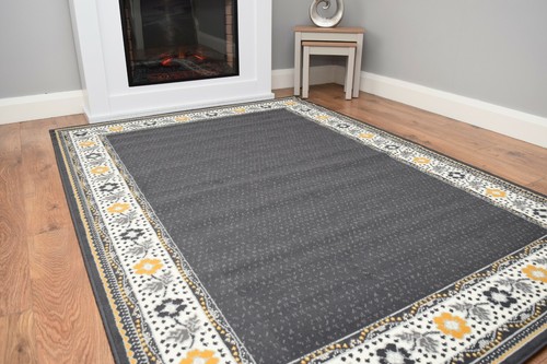 New modern grey ochre living - grey,